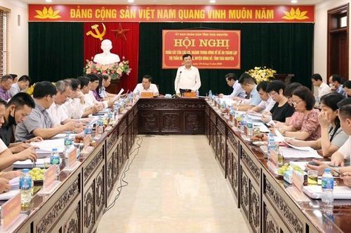 Thái Nguyên: Bộ Nội vụ khảo sát Đề án thành lập thị trấn Hóa Thượng