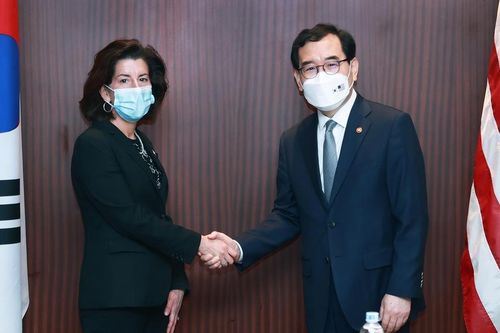 Hàn-Mỹ thiết lập cơ chế đối thoại về chuỗi cung ứng và thương mại