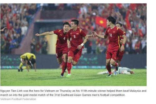 ESPN ấn tượng vì Tiến Linh 'sửa sai', từ bị chỉ trích hóa người hùng U23 Việt Nam