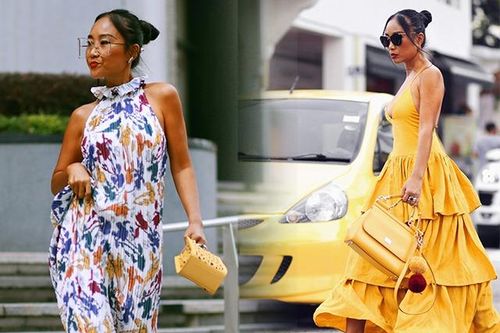 Thông báo trở lại đường đua âm nhạc, Đoan Trang váy áo rực rỡ góc phố nơi xứ người