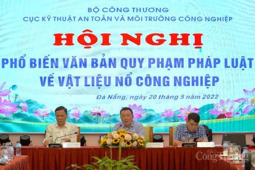 Tăng cường công tác quản lý về vật liệu nổ công nghiệp