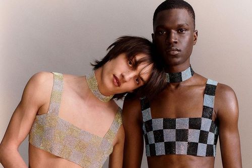 Mốt nam giới mặc crop top