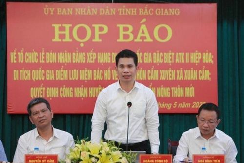 Đón nhận Bằng xếp hạng Di tích quốc gia đặc biệt ATK II Hiệp Hòa