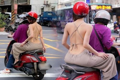Chị em vô tư mặc 'thoáng mát' ra phố, bất chấp bị đàm tiếu