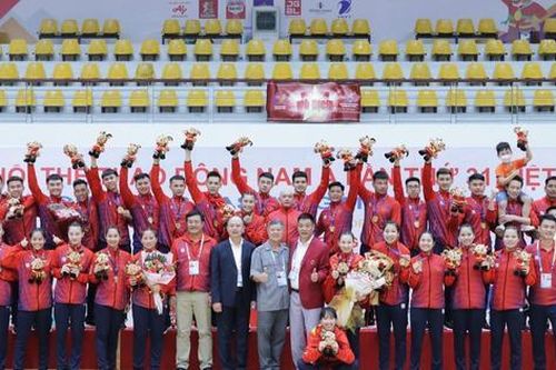 Đội tuyển nam, nữ bóng ném trong nhà Việt Nam giành HCV SEA Games 31