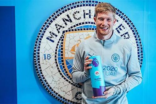 De Bruyne đoạt danh hiệu Cầu thủ xuất sắc nhất Premier League 2021-2022