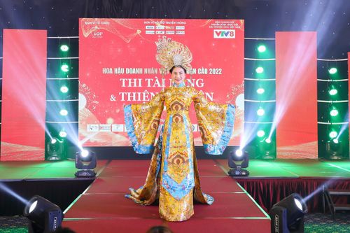 Danh hiệu 'Người đẹp áo dài' Hoa hậu Doanh nhân Việt Nam Toàn cầu 2022 đã gọi tên thí sinh Phan Thị Lệ Thu