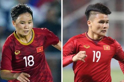 Nữ cầu thủ giành cúp vàng Sea Games 31 được ví như em gái Quang Hải, góc nghiêng trông càng giống