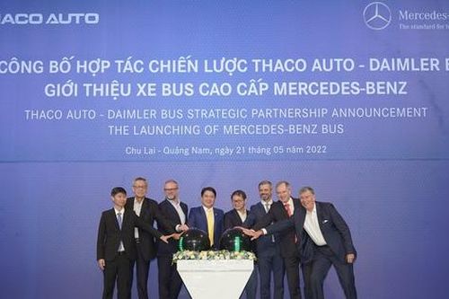THACO AUTO và Daimler Bus hợp tác phát triển xe bus Mercedes-Benz