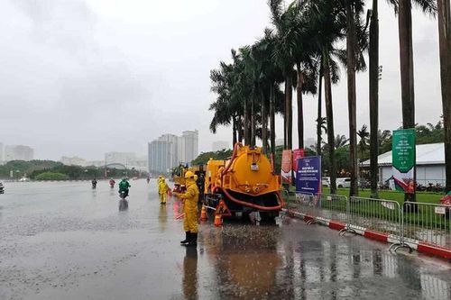 Hà Nội chủ động phòng, chống ngập úng khu vực tổ chức Lễ bế mạc SEA Games 31