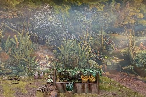 Ấn tượng bức tranh toàn cảnh lớn nhất tái hiện Chiến thắng Điện Biên