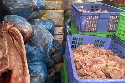 Quảng Trị: Tiếp tục thu giữ hơn 4 tạ phụ phẩm lợn đông lạnh bốc mùi
