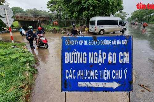 Hà Nội: Đảm bảo thoát nước, phòng, chống úng ngập
