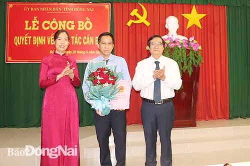 Bổ nhiệm đồng chí Lê Đình Thâm làm Hiệu trưởng Trường cao đẳng Công nghệ cao Đồng Nai