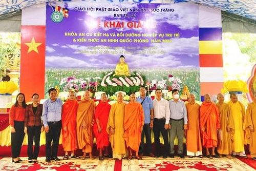 Sóc Trăng: Phật giáo tỉnh khai giảng khóa bồi dưỡng nghiệp vụ trụ trì nhân mùa An cư kiết hạ