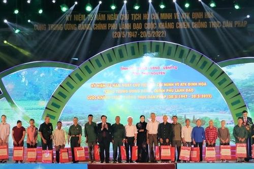 Thái Nguyên: Kỷ niệm 75 năm Ngày Chủ tịch Hồ Chí Minh về ATK Định Hóa