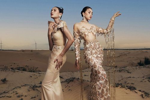 Võ Hoàng Yến, Tiểu Vy đọ thần thái sang chảnh trên đồi cát