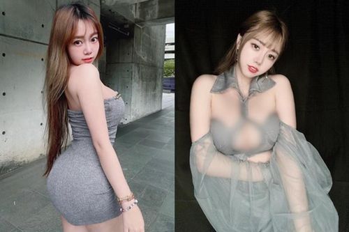 Đỏ mặt trước hot girl body chữ S 'mặc như không mặc' khoe dáng