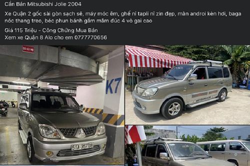 Mitsubishi Jolie từng 'hot' nhất Việt Nam những năm 2000, giờ chỉ 115 triệu