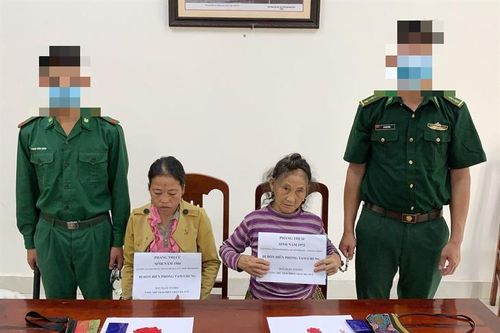 Đồn Biên phòng Tam Chung bắt 2 đối tượng tàng trữ trái phép các chất ma túy