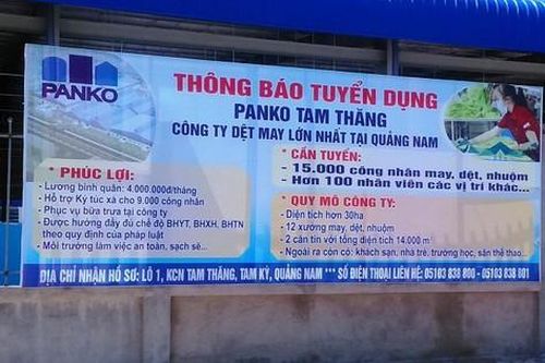 Quảng Nam: Công ty Panko Tam Thăng bị phạt 130 triệu đồng vì xây nhà máy xử lý nước thải trái phép