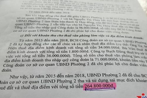 Cán bộ phường ở Quảng Trị cho thuê đất rồi lấy tiền chia nhau