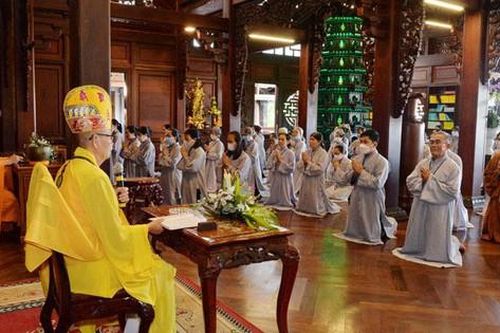 Khóa tu Bát Quan trai mùa An cư kiết hạ tại chùa Sắc Tứ Khải Đoan