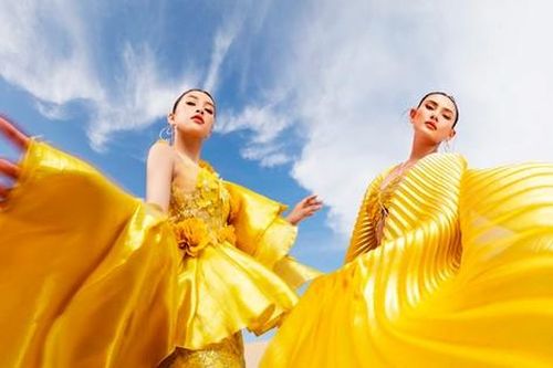 Tiểu Vy, Võ Hoàng Yến hội ngộ 2 nàng hậu quốc tế trong BTS của NTK Tuyết Lê