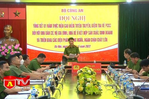 Bộ Công an tổng kết cao điểm công tác đảm bảo an toàn PCCC