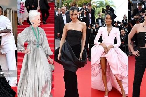 Cannes ngày 8: Bella Hadid - mẹ tỷ phú Elon Musk 'thống trị' thảm đỏ, Cara 'khó ở' vì bị trai áp má