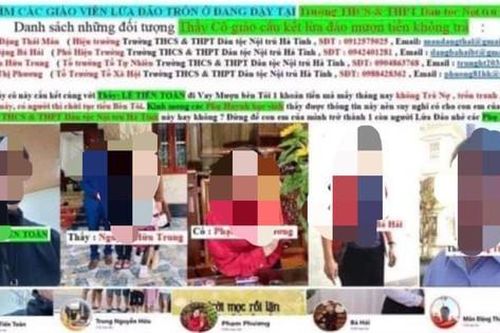 Giáo viên vay lãi, hàng loạt hiệu trưởng, lãnh đạo phòng bị 'khủng bố'