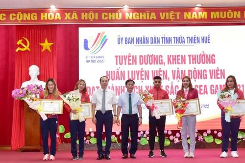Thừa Thiên - Huế: Tôn vinh vận động viên, huấn luyện viên xuất sắc tại SEA Games 31