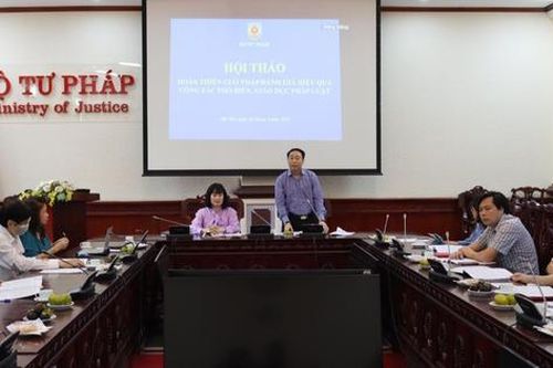 Tiếp tục hoàn thiện Đề án đổi mới hoạt động đánh giá hiệu quả công tác phổ biến, giáo dục pháp luật