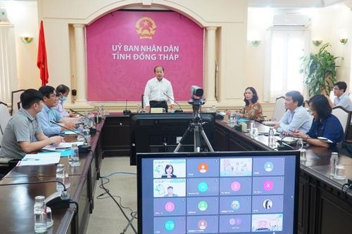 Lãnh đạo UBND tỉnh làm việc trực tuyến với Hiệp hội phát triển Kinh tế, Văn hóa, Giáo dục Đài - Việt