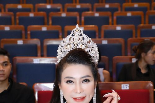 Hoa hậu Trần Thị Ái Loan xuất hiện với vai trò quan trọng trong chung kết Hoa hậu Doanh nhân Việt Nam Toàn cầu 2022