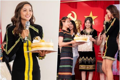 H'Hen Niê đón sinh nhật đặc biệt cùng 'Hoa hậu các Dân tộc Việt Nam'