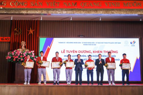 Hà Nội thưởng trên 17 tỉ đồng cho các HLV, VĐV tiêu biểu tại SEA Games 31