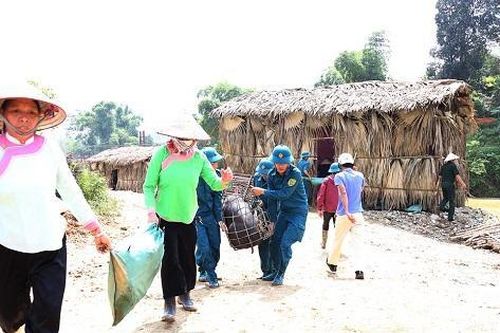 Lào Cai diễn tập ứng phó bão, lũ và tìm kiếm cứu nạn năm 2022.