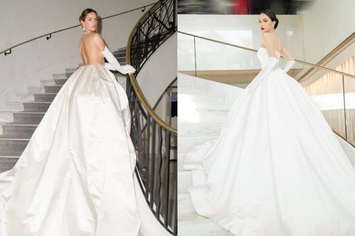 Chưa lo xong vụ bị ngó lơ, Hương Giang đụng hàng thiên thần nội y nóng bỏng nhất hành tinh tại Cannes