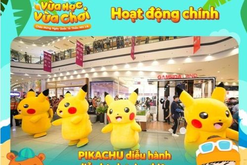 POPS Kids cùng 'đội quân' Pikachu, Doraemon đổ bộ Aeon Tân Phú nhân dịp quốc tế thiếu nhi
