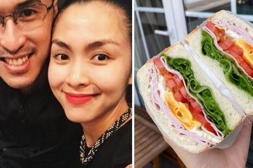 Nàng dâu tỷ phú Tăng Thanh Hà làm 'bánh mì dép tông' lạ lẫm, chồng đại gia có động thái đáng yêu
