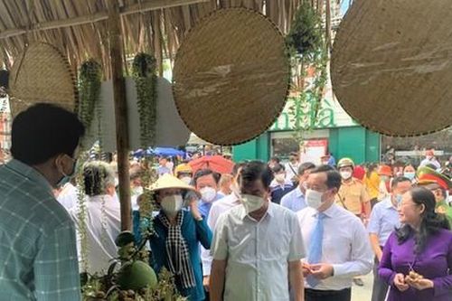 Khai mạc Tuần lễ trái cây 'trên bến dưới thuyền' ở quận 8