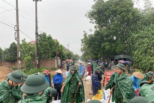 BĐBP sẵn sàng ứng phó thiên tai, giúp dân khắc phục hậu quả mưa lũ
