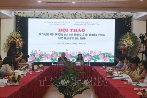 Khắc phục bất cập, hạn chế trong lễ hội truyền thống