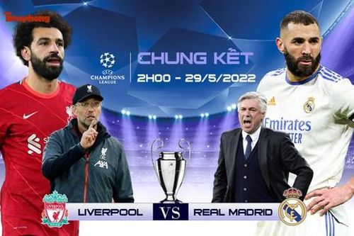 Tương quan trận chung kết C1: Liverpool vs Real Madrid, 2h00 ngày 29/5