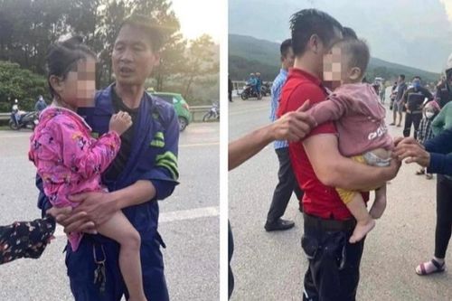 'Nghẹt thở' khoảnh khắc giải cứu 3 mẹ con ôm nhau nhảy cầu tự tử