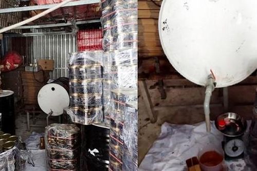 An Giang: Phát hiện một hộ dân nghi sản xuất nhớt giả