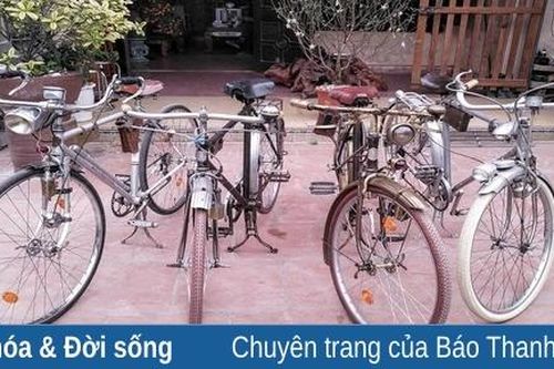 Những chiếc xe đạp cổ ở Hoằng Hóa