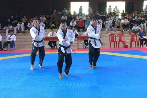 11 đơn vị tranh tài môn Taekwondo tại TP Hồng Ngự