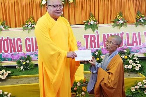 Bổ nhiệm trụ trì, đặt đá xây dựng chùa Linh Sơn (huyện Duy Xuyên)